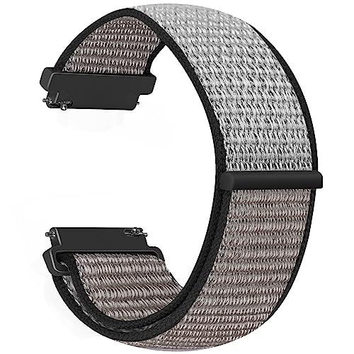 Vodtian 18mm Nylon Armband Kompatibel mit Garmin Venu 2S/Venu 3S/Vivoactive 4S/Vivomove 3S/Forerunner 255s/255s Music/265s, Schnellverschluss Ersatz Sport Loop Uhrenarmband für Damen Herren von Vodtian