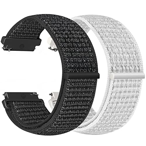 Vodtian 24mm Nylon Armband Kompatibel mit Suunto 9/9 Baro/9 Titanium/9 GPS/Suunto 7/D5/ Spartan Sport/Traverse 24mm/Ticwatch Pro 5/Fossil Q Machine Hybrid/Nate Hybrid, Uhrenarmband für Damen Herren von Vodtian