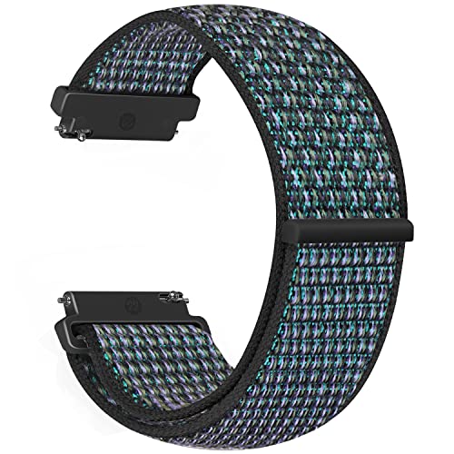 Vodtian 24mm Nylon Armband Kompatibel mit Suunto 9/9 Baro/9 Titanium/9 GPS/Suunto 7/D5/ Spartan Sport/Traverse 24mm/Ticwatch Pro 5/Fossil Q Machine Hybrid/Nate Hybrid, Uhrenarmband für Damen Herren von Vodtian
