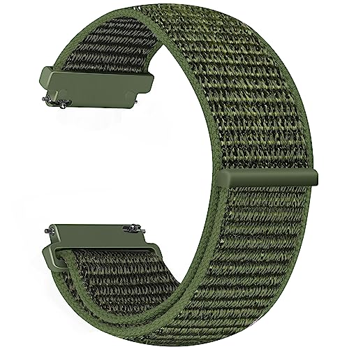 Vodtian 24mm Nylon Armband Kompatibel mit Suunto 9/9 Baro/9 Titanium/9 GPS/Suunto 7/D5/ Spartan Sport/Traverse 24mm/Ticwatch Pro 5/Fossil Q Machine Hybrid/Nate Hybrid, Uhrenarmband für Damen Herren von Vodtian