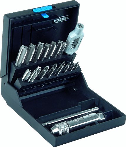 Völkel 47085 HSS-Handgewindebohrer-Set, 3-12 mm Völkel 47085 HSS-Handgewindebohrer-Set, 3-12 mm von Völkel