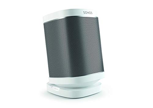 Vogel's 8154101 Sound 4113 Lautsprecher Tischständer für Sonos One (SL), Play:1 und Play:3, Bis zu 10° neigbar, Bis zu 360° schwenkbar, Weiß von Vogel's