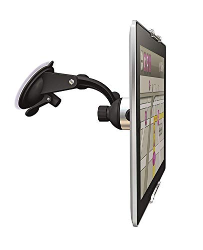 Vogel's TMS 1050 Windschutzscheiben Tablet Halterung für alle Tablets von 7-13 Zoll, Schwenkbar, Auch geeignet für iPad Air/Mini/Pro, Samsung Galaxy Tab/Note, Nexus 7/10, Schwarz, 8371500 von Vogel's