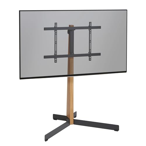 Vogel's TVS 3695 TV-Ständer für 40-77 Zoll Fernseher, Max. 50 kg, Schwenkbar bis zu 90°, Max. VESA 600x400, TV-Standfuß aus Hochwertigem PEFC-zertifiziertem Eichenholz und Stahl, Schwarz Vogel's TVS 3695 TV-Ständer für 40-77 Zoll Fernseher, Max. 50 kg, Schwenkbar bis zu 90°, Max. VESA 600x400, TV-Standfuß aus Hochwertigem PEFC-zertifiziertem Eichenholz und Stahl, Schwarz von Vogel's