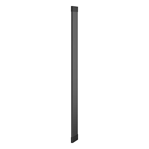 Vogels TVA 7000 Kabelkanal Schwarz, Bis zu 6 Kabel, Minimalen Abstand zur Wand nur 1.4 cm, Länge von 100 cm, Aluminium, Geeignet für Kabeltypen wie HDMI-, USB-, AUX- oder Stromkabel von Vogel's