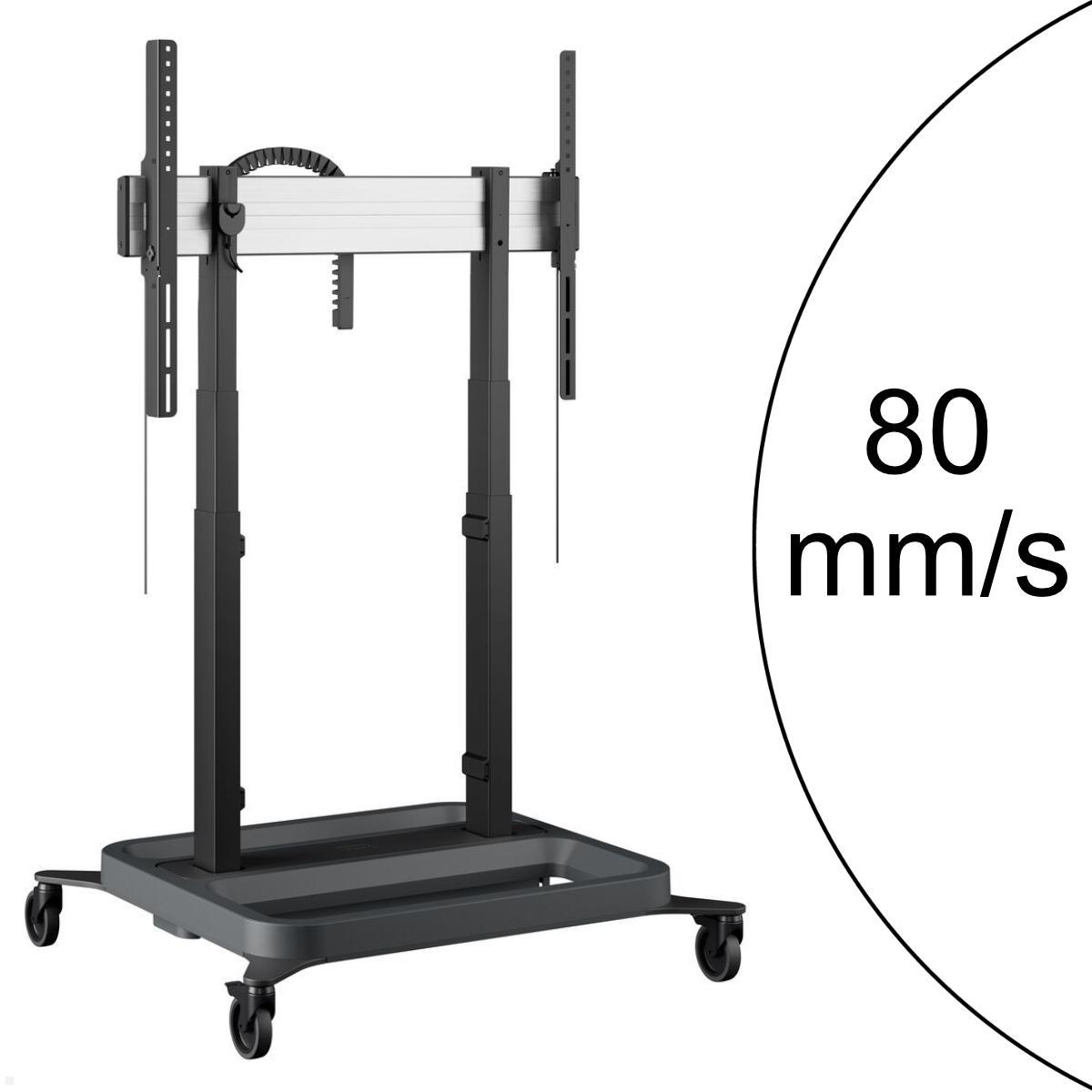 Vogels RISE 5208 mobiler elektrischer TV St?nder, 80 mm/s, Einzelrollen von Vogels