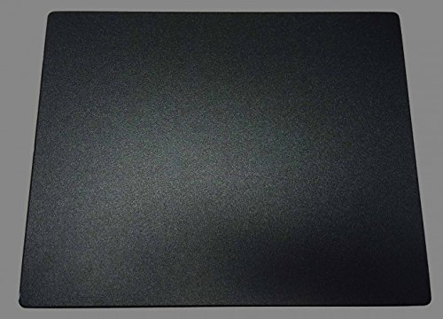 Mauspad Mousepad schwarz 24 x 19 cm Ecken gerundet Mauspad black einfarbig von Vogt Foliendruck GmbH