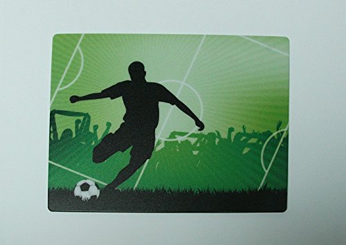 Mousepad/Mauspad Fußball/Fußballspieler auf Spielfeld 24 x 19 cm von Vogt Foliendruck GmbH