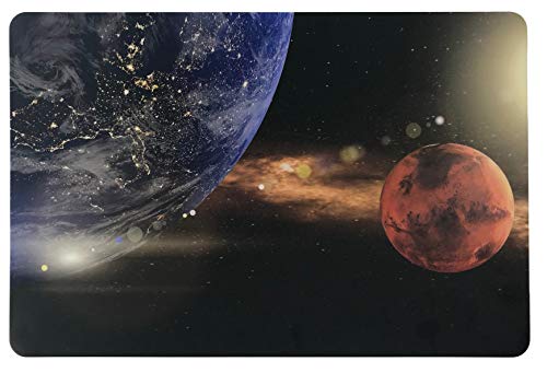 Schreibtischunterlage Erde und Blutmond 40 x 60 cm abwischbar Weltall Planeten von Vogt Foliendruck GmbH