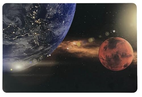 Schreibtischunterlage Erde und Blutmond 40 x 60 cm abwischbar von Vogt Spezialdruck GmbH