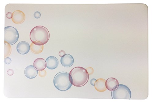 Schreibtischunterlage Motiv weißer Untergrund mit Blasen/Bubbles 40 x 60 cm abwischbar von Vogt Spezialdruck GmbH