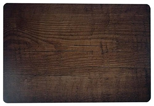 Schreibtischunterlage Motiv: braunes Holzmuster 40 x 60 cm abwischbar braun Holz von Vogt Foliendruck GmbH