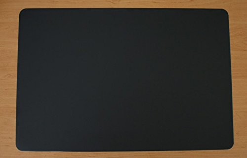 Schreibtischunterlage schwarz groß 40 x 60 cm abwischbar von Vogt Foliendruck GmbH