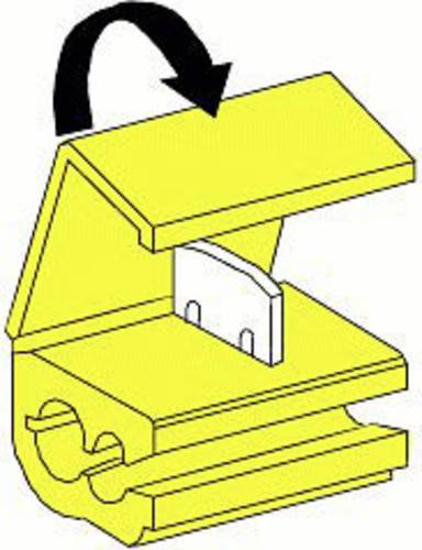 Vogt Verbindungstechnik 3929 Abzweigverbinder flexibel: 4-6mm² starr: 4-6mm² 250 St. Gelb von Vogt Verbindungstechnik