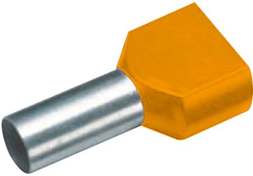 Vogt Verbindungstechnik 460108D Zwillings-Aderendhülse 0.5mm² Teilisoliert Orange 100St. von Vogt Verbindungstechnik
