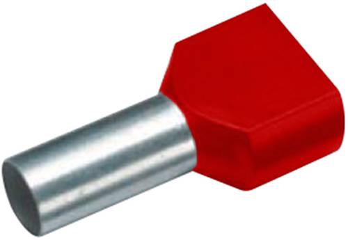 Vogt Verbindungstechnik 490814D Zwillings-Aderendhülse 10mm² Teilisoliert Rot 100St. von Vogt Verbindungstechnik