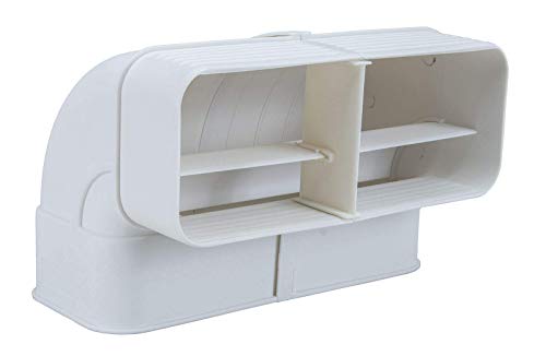 Flachkanalsystem 150 optimAIRo Rohrbogen weiß 222 x 89 mm von Vogt