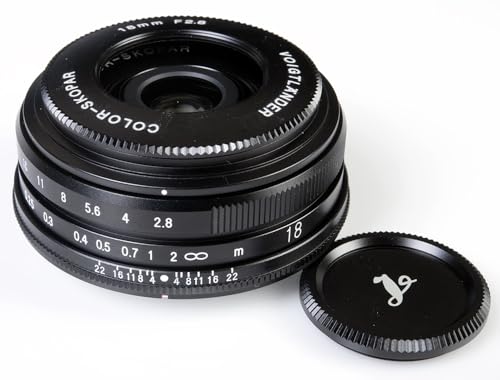 Voigtlander Fujifim X 18 mm F2.8 Color-Skopar Schwarz von Voigtländer