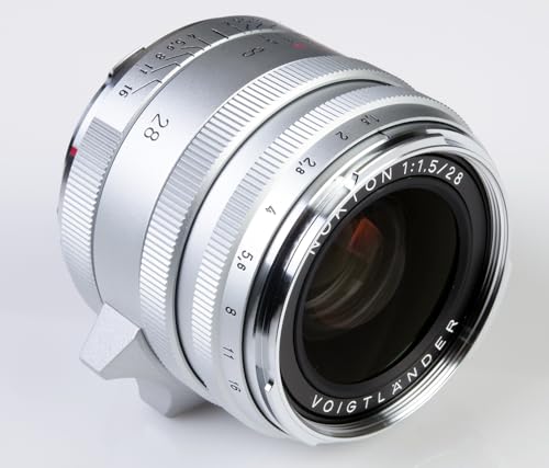 Voigtländer Voigtlander VM 28 mm f/1.5 Nokton Asph Typ I Mattsilber Voigtländer Voigtlander VM 28 mm f/1.5 Nokton Asph Typ I Mattsilber von Voigtländer