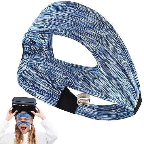 Voihamy Gesichtsabdeckung für VR-Headset,Schweißfeste VR-Gesichtsabdeckungen | Waschbare VR-Schweißbänder, Stirnband-Schutzhülle für VR-Workouts, um Schweiß zu verhindern von Voihamy
