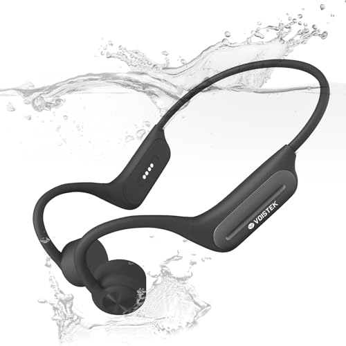 Voistek Knochenschall Kopfhörer Bluetooth, Kopfhörer Schwimmen Open Ear Sport Kopfhörer mit MP3-Player 32GB Speicher Unterwasser Kabellos Sport Open Ear KopfhöRer für Schwimmen Laufen Voistek Knochenschall Kopfhörer Bluetooth, Kopfhörer Schwimmen Open Ear Sport Kopfhörer mit MP3-Player 32GB Speicher Unterwasser Kabellos Sport Open Ear KopfhöRer für Schwimmen Laufen von Voistek