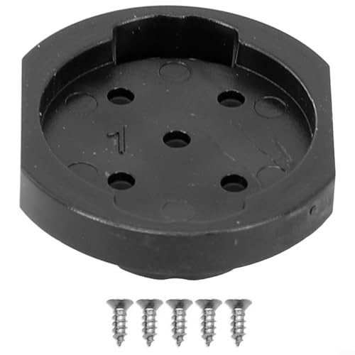 Volakebeing Fahrrad-Computer-Reparatur-Set, für Bryton GPS-Zykluscomputer, Ersatz-Basishalterung, mit Schrauben, schwarzes Nylon, 29 x 33 mm von Volakebeing