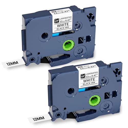 VolenGo Etikettendruckband Kompatibel mit Brother P Touch Bänder TZe231 TZ-231 für PT-D400/H105/1010/1000/1280 Beschriftungsgerät, 12mm Etikettenband, Schwarz auf Weiß 2-pack VolenGo Etikettendruckband Kompatibel mit Brother P Touch Bänder TZe231 TZ-231 für PT-D400/H105/1010/1000/1280 Beschriftungsgerät, 12mm Etikettenband, Schwarz auf Weiß 2-pack von VolenGo