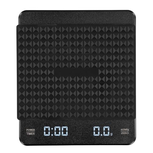 Espresso Waage mit Timer, Kaffeewaage Barista Küchenwaage USB Aufladbar Mini Kitchen Scale mit LED-Anzeige Wiederaufladbare Coffee Scale Multifunktionale Lebensmittelwaage Feinwaage 3 kg/0,1 g Espresso Waage mit Timer, Kaffeewaage Barista Küchenwaage USB Aufladbar Mini Kitchen Scale mit LED-Anzeige Wiederaufladbare Coffee Scale Multifunktionale Lebensmittelwaage Feinwaage 3 kg/0,1 g von VoliVeeta