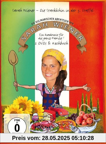 Die kulinarischen Abenteuer der Sarah Wiener 3 (2 DVDs + Kochbuch) von Volker Heise