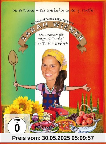 Die kulinarischen Abenteuer der Sarah Wiener 3 (2 DVDs + Kochbuch) von Volker Heise