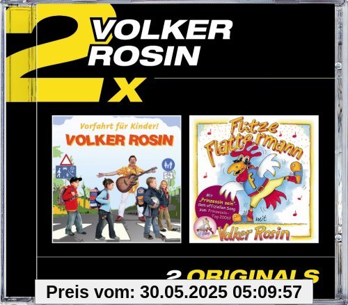 2 in 1 Vorfahrt für Kinder/Flitze Flattermann von Volker Rosin