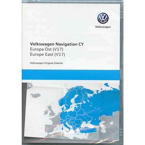 Volkswagen 1T0051859AR Navigation DVD Kartendaten Europa-Ost V17 Navigationssystem *** nur für RNS510/RNS810 *** nur für Plattform CY *** Kompatibilität VORAB prüfen! *** von Volkswagen