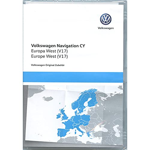 Volkswagen 1T0051859AS Navigations-DVD-ROM Europa West V17, nur für RNS 510/810, nur für Geräteplattform CY von Volkswagen