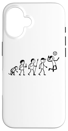 Evolution Volleyball Volleyballer Strichmänchen Volleyball Hülle für iPhone 16 Evolution Volleyball Volleyballer Strichmänchen Volleyball Hülle für iPhone 16 von Volleyball Sport Training Zubehör Geschenke Shirts