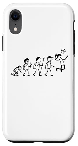 Evolution Volleyball Volleyballer Strichmänchen Volleyball Hülle für iPhone XR Evolution Volleyball Volleyballer Strichmänchen Volleyball Hülle für iPhone XR von Volleyball Sport Training Zubehör Geschenke Shirts