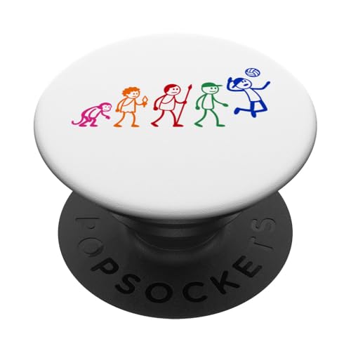 Evolution Volleyball Volleyballer Strichmänchen Volleyball PopSockets Klebender PopGrip Evolution Volleyball Volleyballer Strichmänchen Volleyball PopSockets Klebender PopGrip von Volleyball Sport Training Zubehör Geschenke Shirts