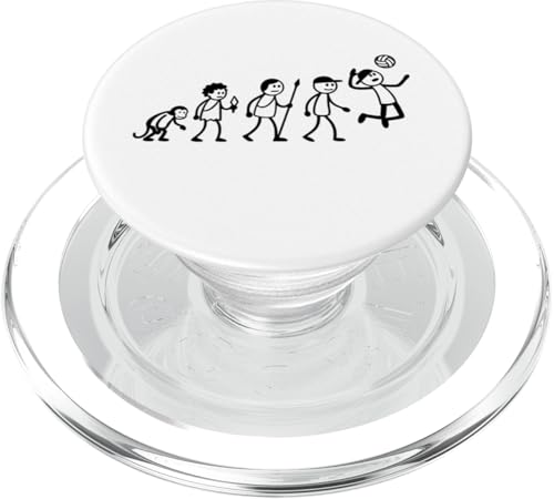 Evolution Volleyball Volleyballer Strichmänchen Volleyball PopSockets PopGrip für MagSafe Evolution Volleyball Volleyballer Strichmänchen Volleyball PopSockets PopGrip für MagSafe von Volleyball Sport Training Zubehör Geschenke Shirts