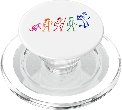 Evolution Volleyball Volleyballer Strichmänchen Volleyball PopSockets PopGrip für MagSafe Evolution Volleyball Volleyballer Strichmänchen Volleyball PopSockets PopGrip für MagSafe von Volleyball Sport Training Zubehör Geschenke Shirts