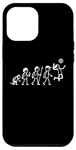 Frauen Volleyball Volleyballer Strichmänchen Volleyball Hülle für iPhone 12 Pro Max von Volleyball Sport Training Zubehör Geschenke Shirts