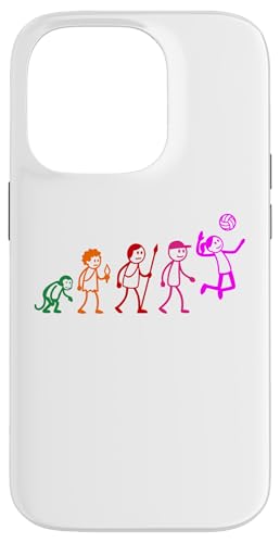 Frauen Volleyball Volleyballer Strichmänchen Volleyball Hülle für iPhone 14 Pro von Volleyball Sport Training Zubehör Geschenke Shirts