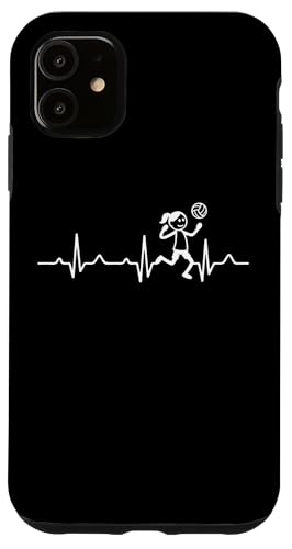 Frauen Volleyballerin Herzschlag Strichmänchen Volleyball Hülle für iPhone 11 Frauen Volleyballerin Herzschlag Strichmänchen Volleyball Hülle für iPhone 11 von Volleyball Sport Training Zubehör Geschenke Shirts