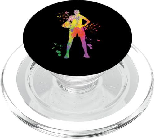 Volleyballspieler Colorsplash Mädchen Kinder Beach Volleyball PopSockets PopGrip für MagSafe von Volleyball Team Equipment for Volleyball Coaches