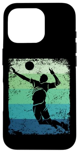 Volleyballspieler Vintage Mann Frau Strand Volleyball Hülle für iPhone 16 Pro von Volleyball Team Equipment for Volleyball Coaches