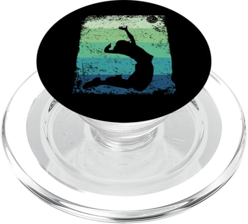 Volleyballspieler Vintage Mann Frau Strand Volleyball PopSockets PopGrip für MagSafe von Volleyball Team Equipment for Volleyball Coaches