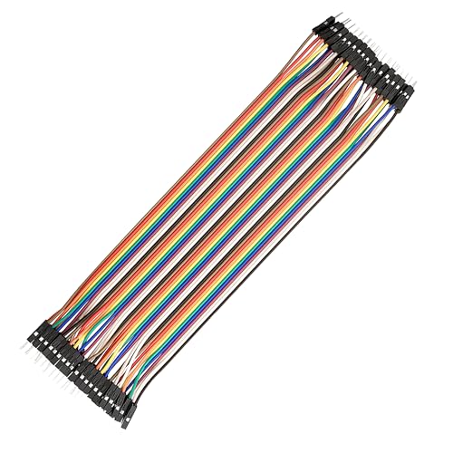 VoltMate Jumper Wire Kabel 40 STK je 20 cm | F2F | Dupont Kabel kompatibel mit Arduino, Raspberry Pi und jedem Breadboard von VoltMate