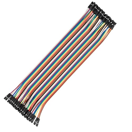 VoltMate Jumper Wire Kabel 40 STK je 20 cm | F2M | Dupont Kabel kompatibel mit Arduino, Raspberry Pi und jedem Breadboard von VoltMate