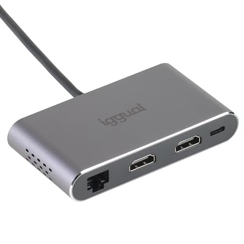 8-in-1 USB-C Hub mit 2 HDMI, 2 USB, 2 SD, RJ45 und PD 100 W, ideal für den Anschluss mehrerer Geräte und Port-Erweiterung. 8-in-1 USB-C Hub mit 2 HDMI, 2 USB, 2 SD, RJ45 und PD 100 W, ideal für den Anschluss mehrerer Geräte und Port-Erweiterung. von VoltShine