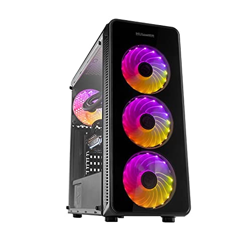 ATX RGB-Semitower mit optimierter Belüftung, Platz für mehrere Festplatten und modernes Design; ideal für effiziente Montage und Kühlung. ATX RGB-Semitower mit optimierter Belüftung, Platz für mehrere Festplatten und modernes Design; ideal für effiziente Montage und Kühlung. von VoltShine