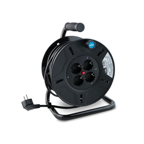 Ausziehbare Länge 25 m, 3 x 1,5 mm, ideal für die Organisation und Verlängerung von Kabel bei Strom- und Wartungsarbeiten. von VoltShine