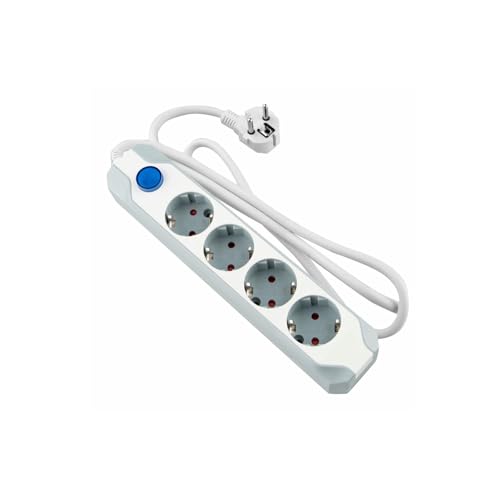 Basis - Multiportsteckdose mit 4 Steckdosen, 1,5 m Kabel, ideal für den sicheren Anschluss mehrerer elektrischer Geräte Basis - Multiportsteckdose mit 4 Steckdosen, 1,5 m Kabel, ideal für den sicheren Anschluss mehrerer elektrischer Geräte von VoltShine